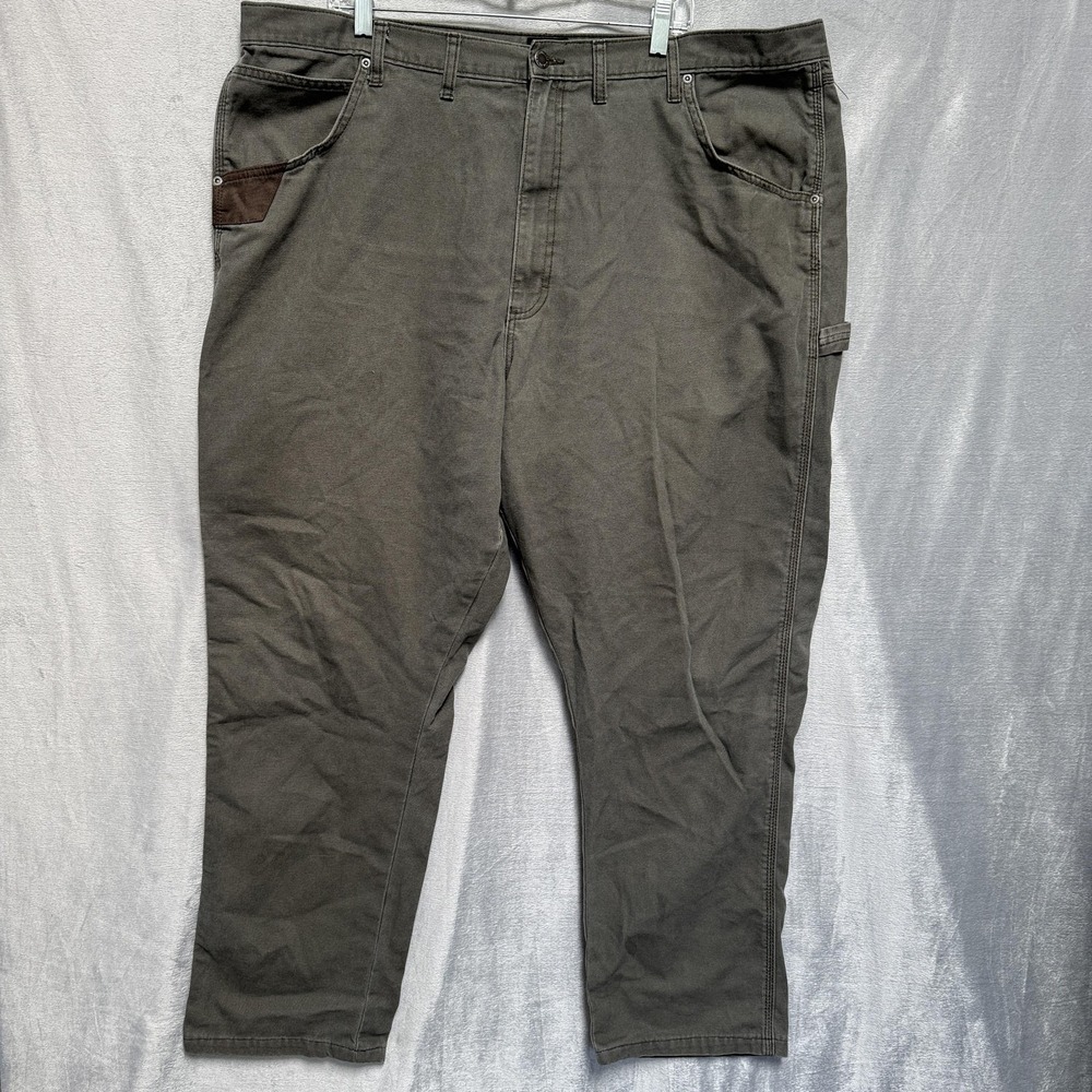 Wrangler Workwear‎ Pants Mens 44x32 Gray Utility Carpenter Canvas Work